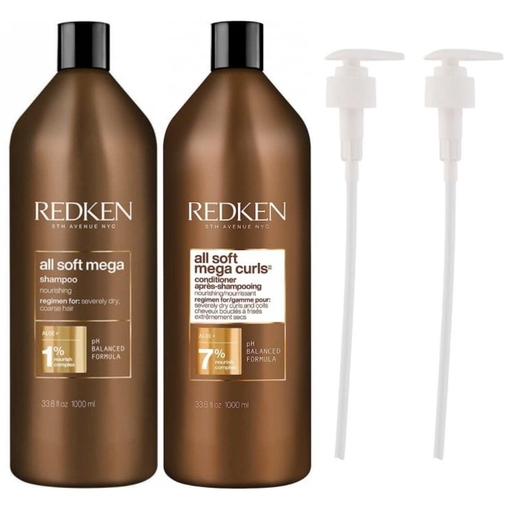 Redken All factory Soft Mega Nourishing Shampoo Conditioner 33.8 oz