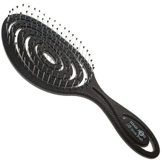 Head Jog 08 Straw Paddle Brush Charcoal