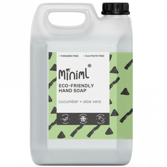 Miniml Eco-Friendly Hand Soap Cucumber + Aloe Vera 5000ml