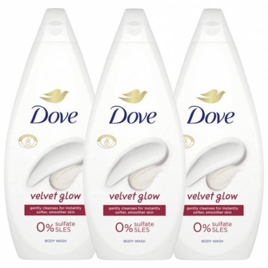 Dove Velvet Glow Body Wash Trio 3 x 720ml