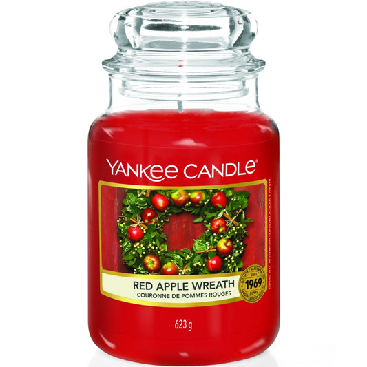 Yankee Candle Red Apple Wreath Large Jar Candle