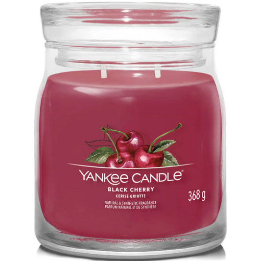 Yankee Candle Black Cherry Medium Signature Jar Candle