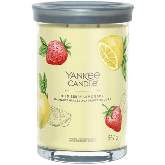 Yankee Candle Iced Berry Lemonade Large Signature Tumbler Jar Candle