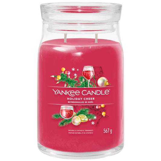 Yankee Candle Holiday Cheer Large Signature Jar Candle