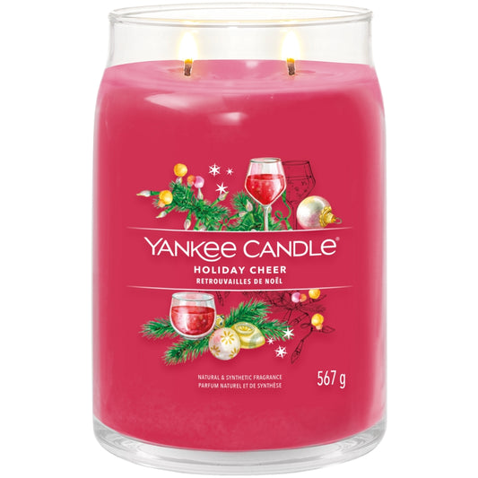 Yankee Candle Holiday Cheer Large Signature Jar Candle