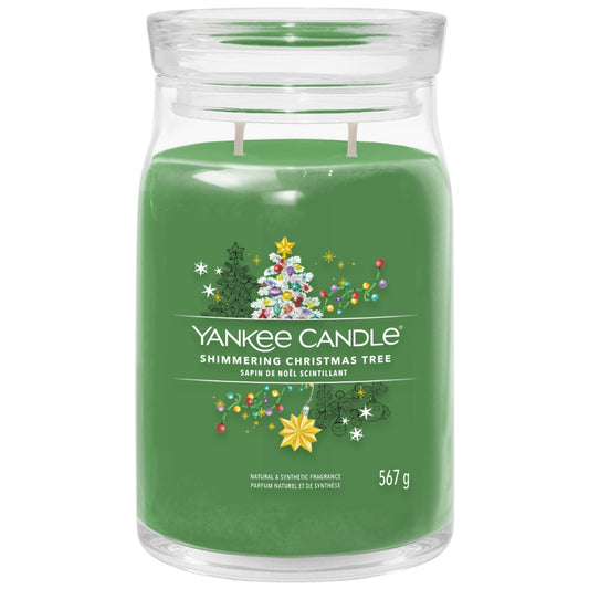 Yankee Candle Shimmering Christmas Tree Large Signature Jar Candle