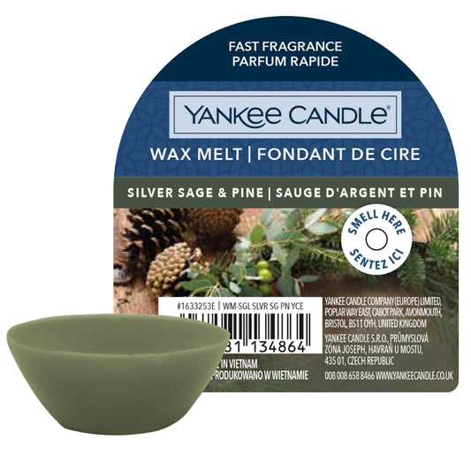 Yankee Candle Silver Sage & Pine Wax Melt