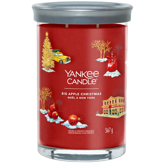 Yankee Candle Big Apple Christmas Large Signature Tumbler Jar Candle