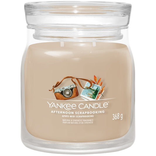 Yankee Candle Afternoon Scrapbooking Medium Signature Jar Candle