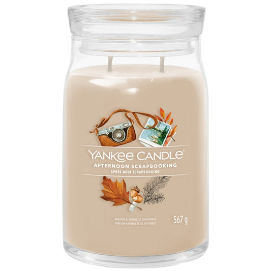 Yankee Candle Afternoon Scrapbooking Large Signature Jar Candle