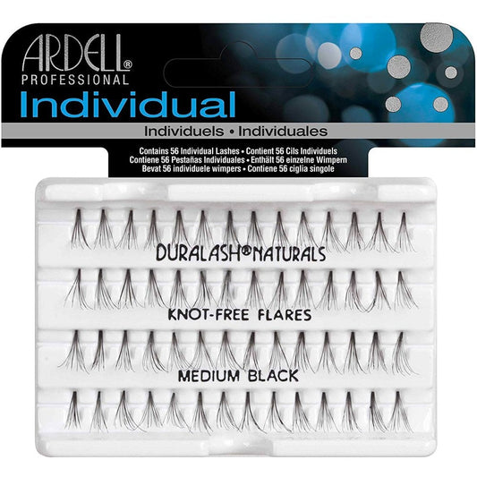 Ardell Professional Duralash Knotted Flares Individual Lashes Medium Black