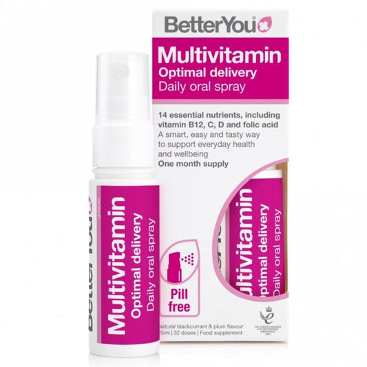 BetterYou 14 Essential Nutrients Multivitamin Daily Oral Spray 25ml