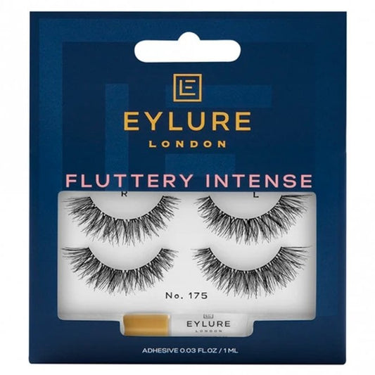 Eylure Fluttery Intense 175 Strip Lashes Black Twin Pack