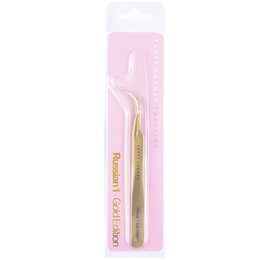 Tatti Lashes Russian 1 Gold Edition Tweezers