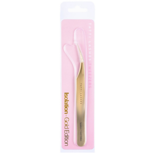 Tatti Lashes Isolation 1 Gold Edition Tweezers