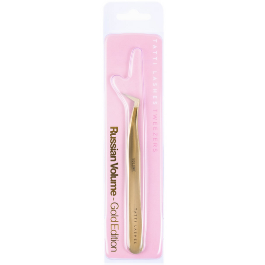 Tatti Lashes Russian Volume Gold Edition Tweezers