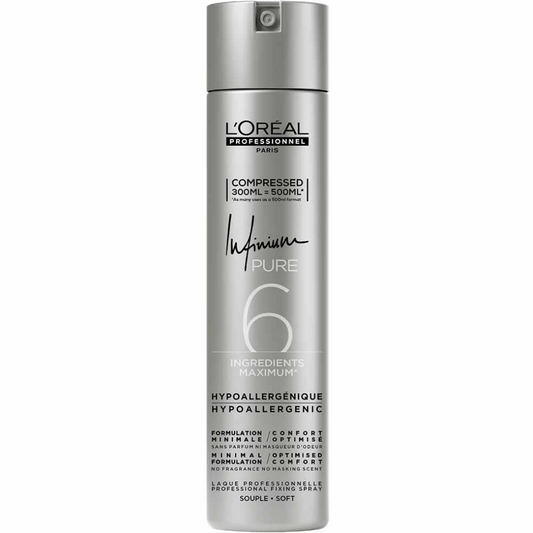 L'Oreal Professionnel Infinium Pure 6 Soft Hairspray 300ml