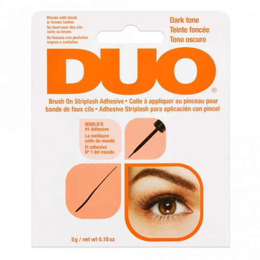 Duo Eyelash Glue Brush On Striplash Adhesive Dark 5g