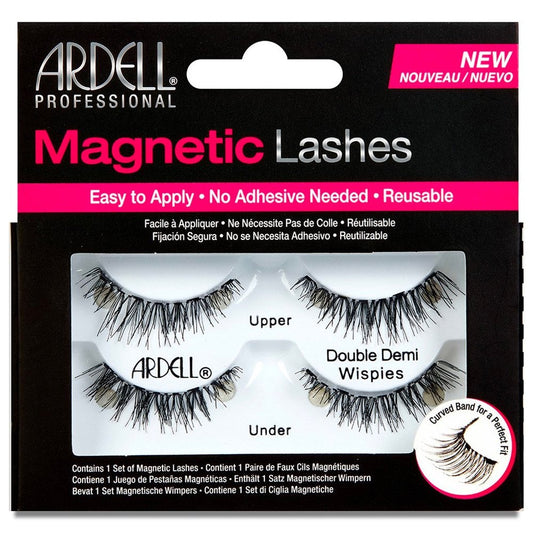 Ardell Professional Magnetic Strip Lashes Double Demi Wispies Black