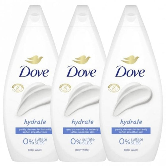 Dove Hydrate Body Wash Trio 3 x 720ml