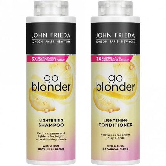 John Frieda Go Blonder Lightening Shampoo & Conditioner Twin 2 x 500ml