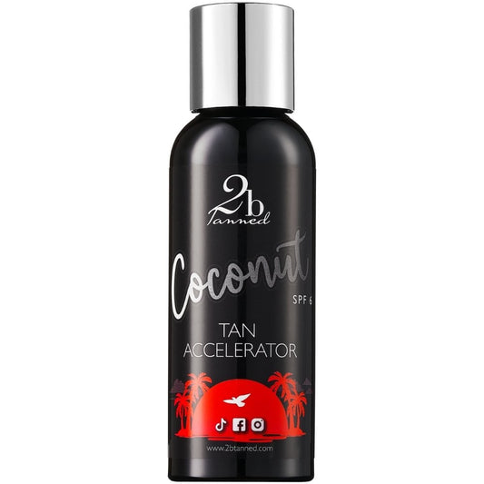 2BTanned Coconut Lotion Tanning Accelerator Travel-Size SPF6 100ml