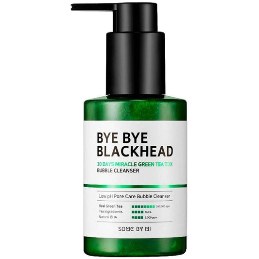 Some By Mi 30 Days Bye Bye Blackhead Miracle Green Tea-Tox Bubble Cleanser 120g