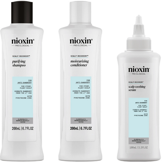 Nioxin Scalp Recovery Anti-Dandruff 3-Step System Kit