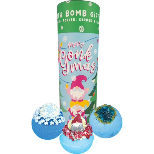 Bomb Cosmetics Merry Gonkmas Bath Blaster Tube Gift Pack