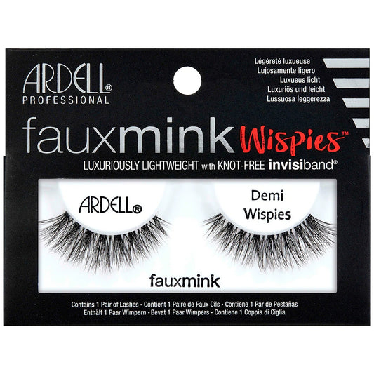 Ardell Professional Faux Mink Strip Lashes Demi Wispies Black