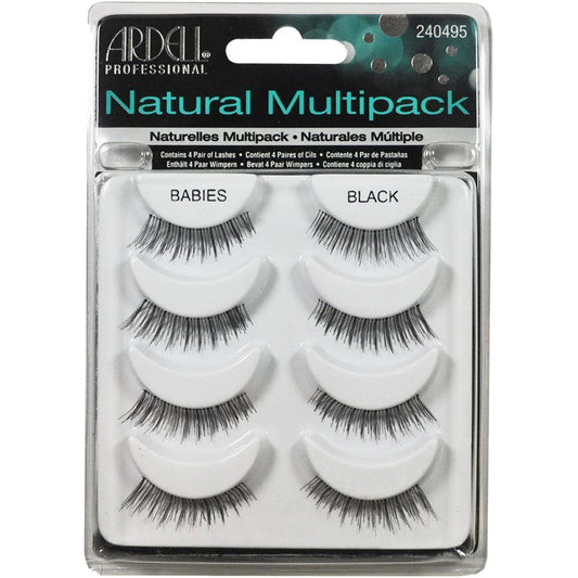 Ardell Professional Multipack Naturals Strip Lashes Babies Black 4 Pairs