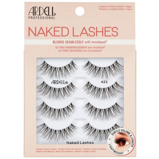 Ardell Professional Multipack Naked Strip Lashes 422 Black 4 Pairs