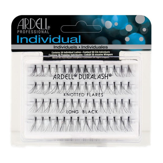 Ardell Professional Duralash Knotted Flares Individual Lashes Long Black