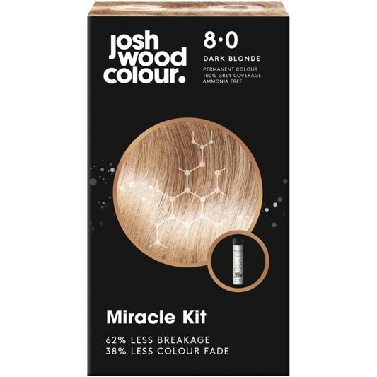 Josh Wood Colour 8.0 Dark Blonde Colour Miracle Permanent Colour Kit