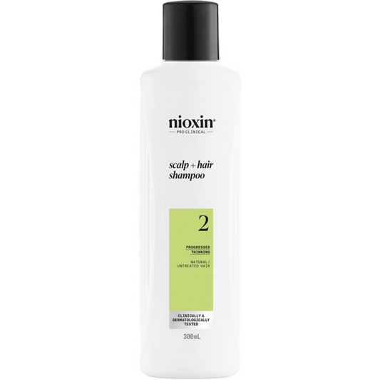 Nioxin System 2 Cleanser Shampoo for Natural Hair with Progressed Thinning 300ml