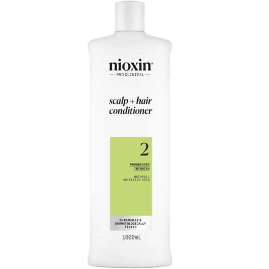 Nioxin System 2 Scalp Therapy Conditioner for Natural Hair with Progressed Thinning 1000ml