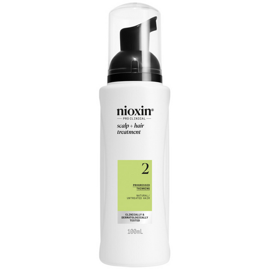 Nioxin System 2 Scalp & Hair Leave-In Treatment for Natural Hair with Progressed Thinning 100ml