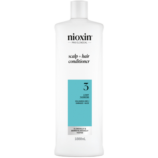 Nioxin System 3 Scalp Therapy Conditioner for Coloured Hair with Light Thinning 1000ml