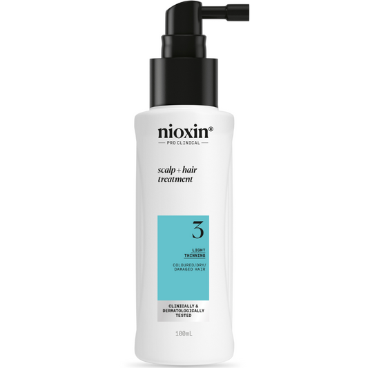 Nioxin System 3 Scalp & Hair Leave-In Treatment for Coloured Hair with Light Thinning 100ml