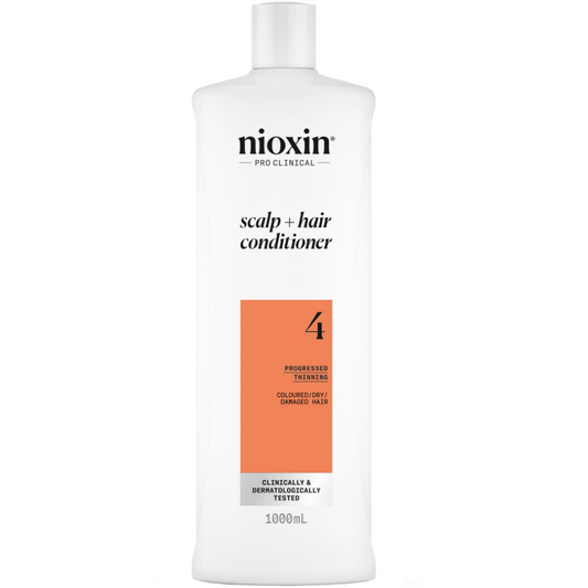 Nioxin System 4 Scalp Therapy Conditioner for Coloured Treated Hair with Progressed Thinning 1000ml