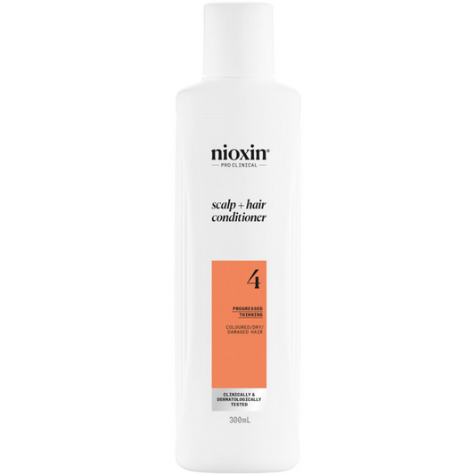 Nioxin System 4 Scalp Therapy Conditioner for Coloured Treated Hair with Progressed Thinning 300ml