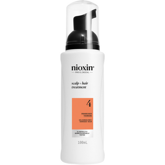 Nioxin System 4 Scalp & Hair Leave-In Treatment for Coloured Treated Hair with Progressed Thinning 100ml