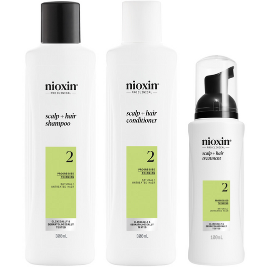 Nioxin System 2 Hair Starter Kit for Natural Hair with Progressed Thinning