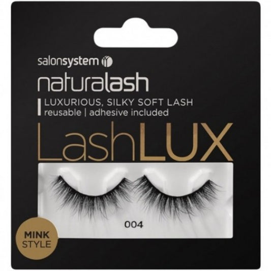 Salon System Lash Lux Mink Style Strip Lashes Black 004