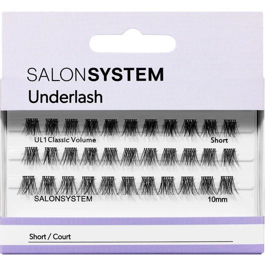 Salon System Underlash UL1 Classic Volume Short Individual Lashes Black