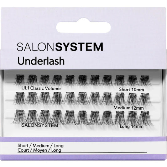 Salon System Underlash UL1 Classic Volume Mixed Individual Lashes Black