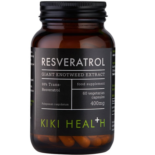 Kiki Health 98% Trans-Resveratrol Giant Knotweed Extract 400mg 60 Vegicaps