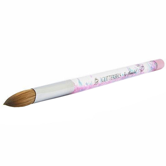 Glitterbels Pinched Pastel Glitter Acrylic Brush Size 14