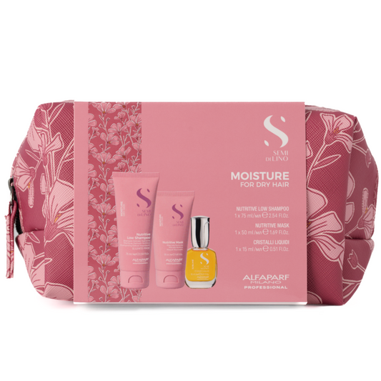 Alfaparf Milano Semi Di Lino Moisture Nutritive Holiday Mini Set