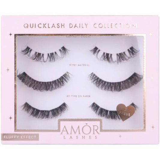 Amor Lashes QuickLash Pre-Mapped Individual Lash Clusters Multipack The Daily Collection